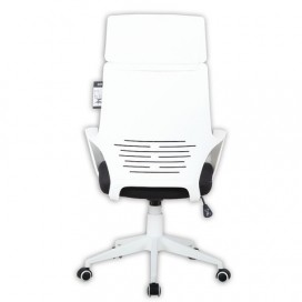 Кресло офисное BRABIX PREMIUM 'Prime EX-515', пластик белый, ткань, черное