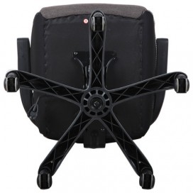 Кресло компьютерное BRABIX 'Techno GM-002', ткань, черное/серое, вставки белые