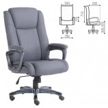 Кресло офисное BRABIX PREMIUM 'Solid HD-005', нагрузка до 180 кг, ткань, серое