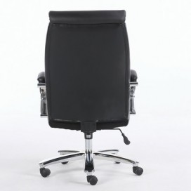Кресло офисное BRABIX PREMIUM 'Advance EX-575', хром, экокожа, черное