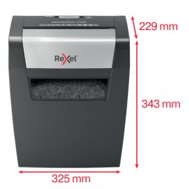 Уничтожитель (шредер) Rexel Momentum X308, 1-3 человека, 3 уровень секретности, фрагменты 5х42 мм, 8 листов, 15 л, 2104570EU