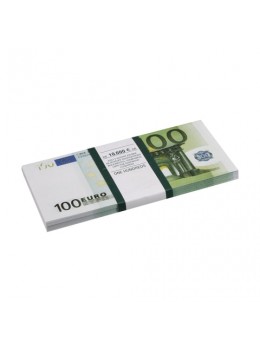 Деньги шуточные '100 евро', упаковка с европодвесом, AD0000044