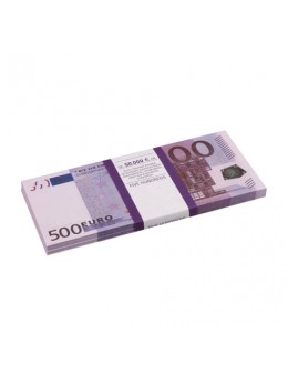 Деньги шуточные '500 евро', упаковка с европодвесом, AD0000064