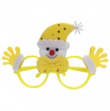 Очки карнавальные 'Желтый Снеговик', 19х12х3,5 см, полипропилен/нетканый материал, 78592