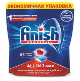 Таблетки для мытья посуды в посудомоечных машинах 65 шт. FINISH (Финиш) All in 1, 3017406