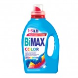 Средство для стирки жидкое автомат 1,5 л BIMAX Color, для цветного и белого, гель-концентрат, 645-3