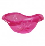 Ванночка детская 'Лотос', фиксатор для душевой лейки, пластиковая, 28х46х80 см, розовая, IDEA, М 2589