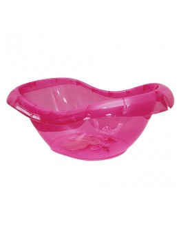 Ванночка детская 'Лотос', фиксатор для душевой лейки, пластиковая, 28х46х80 см, розовая, IDEA, М 2589