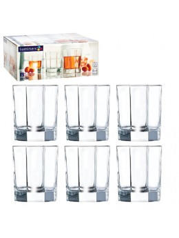 Набор стаканов для сока и виски, 6 шт., 300 мл, низкие, стекло, Octime, LUMINARC, H9810