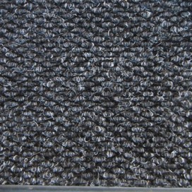 Коврик-дорожка ворсовый влаго-грязезащитный ЛАЙМА, 90х1500 см, толщина 7мм, черный, 602880