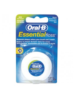 Зубная нить, 50 м, ORAL-B (Орал-Би) Essential floss, мятная Зубная нить, 50 м, ORAL-B (Орал-Би) Essential floss, мятная