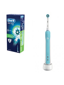 Зубная щетка электрическая ORAL-B (Орал-би) PRO 500 Cross Action D16, картонная упаковка, 53019152