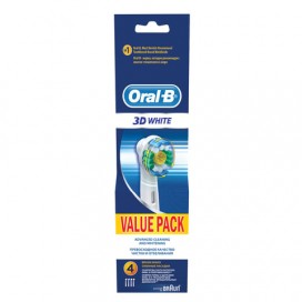 Насадки для электрической зубной щетки ORAL-B (Орал-би) 3D White EB18, комплект 4 шт.