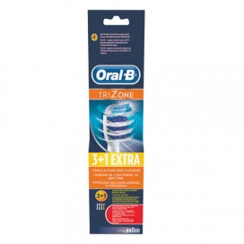 Насадки для электрической зубной щетки ORAL-B (Орал-би) TriZone EB30, комплект 4 шт.