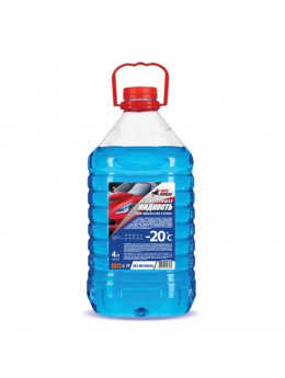 Жидкость незамерзающая 4 л, AUTO EXPRESS, до -20°С, на основе изопропилового спирта (безопасная), ПЭТ, AE1120