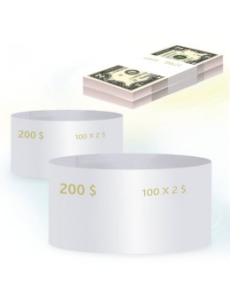 Бандероли кольцевые, комплект 500 шт., номинал 2 доллара