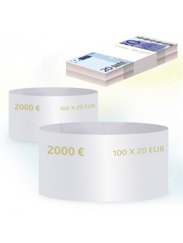 Бандероли кольцевые, комплект 500 шт., номинал 20 евро