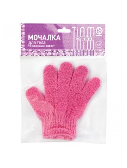 Мочалка перчатка для тела, нейлон, 14 г (1х18х25 см), розовая, 'Массаж', TIAMO 'Original', 7738 Мочалка перчатка для тела, нейлон, 14 г (1х18х25 см), розовая, 'Массаж', TIAMO 'Original', 7738