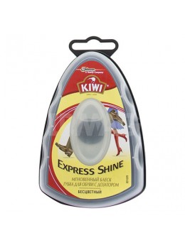 Губка для обуви KIWI 'Express Shine', бесцветная, с дозатором, 644456