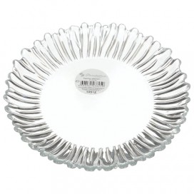Набор тарелок, 6 шт., диаметр 205 мм, фигурное стекло, 'Aurora', PASABAHCE, 10512