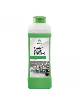 Средство для мытья пола 1 л GRASS FLOOR WASH STRONG, щелочное, низкопенное, концентрат, 250100