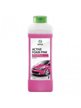 Шампунь автомобильный для автоматической и ручной мойки 1 л GRASS ACTIVE FOAM PINK 'Розовая пена', 113120