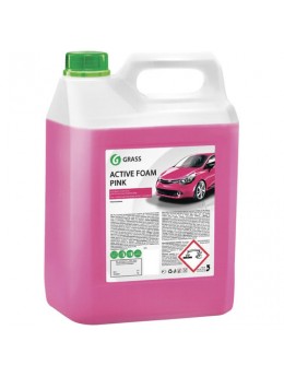 Шампунь автомобильный для автоматической и ручной мойки 6 кг GRASS ACTIVE FOAM PINK 'Розовая пена', 113121
