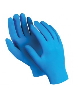 Перчатки нитриловые MANIPULA 'Эксперт', неопудренные, КОМПЛЕКТ 50 пар, размер 7 (S), синие, DG-022