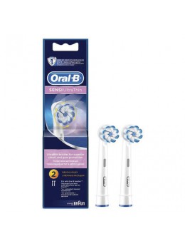 Насадки для электрической зубной щетки ORAL-B (Орал-би) 'Sensi Ultrathin EB60', КОМПЛЕКТ 2 шт., 53016193 Насадки для электрической зубной щетки ORAL-B (Орал-би) 'Sensi Ultrathin EB60', КОМПЛЕКТ 2 шт., 53016193