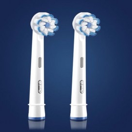 Насадки для электрической зубной щетки ORAL-B (Орал-би) 'Sensi Ultrathin EB60', КОМПЛЕКТ 2 шт., 53016193