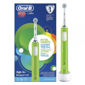 Зубная щетка электрическая детская ORAL-B (Орал-би) 'Junior', 6+ лет, D16.513.1, 53019222