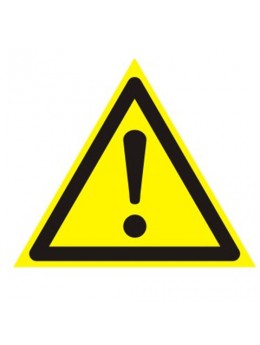 Знак предупреждающий 'Внимание. Опасность (прочие опасности)', треугольник, 200х200х200 мм, 610009/W 09