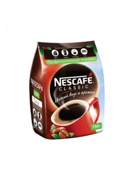 Кофе растворимый NESCAFE 'Classic', гранулированный, 750 г, мягкая упаковка, 11623339 Кофе растворимый NESCAFE 'Classic', гранулированный, 750 г, мягкая упаковка, 11623339