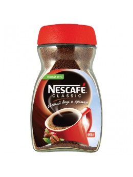Кофе растворимый NESCAFE 'Classic', гранулированный, 95 г, стеклянная банка, 12267732 Кофе растворимый NESCAFE 'Classic', гранулированный, 95 г, стеклянная банка, 12267732