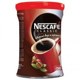Кофе растворимый NESCAFE 'Classic', гранулированный, 250 г, жестяная банка, 12267664