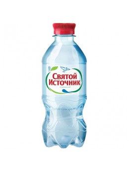 Вода ГАЗИРОВАННАЯ питьевая СВЯТОЙ ИСТОЧНИК, 0,33 л, пластиковая бутылка Вода ГАЗИРОВАННАЯ питьевая СВЯТОЙ ИСТОЧНИК, 0,33 л, пластиковая бутылка