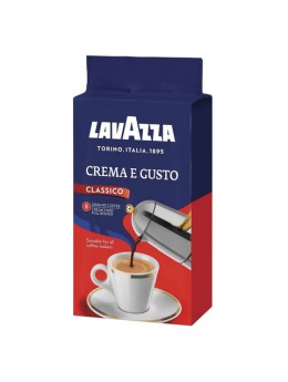 Кофе молотый LAVAZZA (Лавацца) 'Crema e Gusto', натуральный, 250 г, вакуумная упаковка, 3876