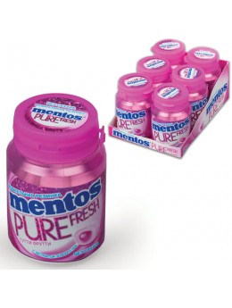 Жевательная резинка MENTOS Pure Fresh (Ментос) 'Тутти-Фрутти', 54 г, банка, 39248 Жевательная резинка MENTOS Pure Fresh (Ментос) 'Тутти-Фрутти', 54 г, банка, 39248