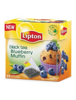 Чай LIPTON (Липтон) 'Blueberry Muffin', черный со вкусом черничного кекса, 20 пирамидок по 2 г, 21187914 Чай LIPTON (Липтон) 'Blueberry Muffin', черный со вкусом черничного кекса, 20 пирамидок по 2 г, 21187914