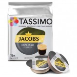 Капсулы для кофемашин TASSIMO JACOBS 'Espresso', натуральный кофе 16 шт. х 8 г