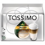 Капсулы для кофемашин TASSIMO JACOBS 'Latte Macchiato', натуральный кофе 8 шт. х 8 г, молочные капсулы 8 шт. х 21,7 г