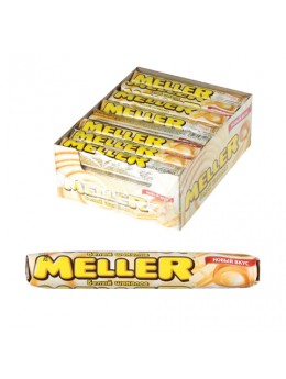 Конфеты-ирис MELLER (Меллер) 'Белый шоколад', 38 г, 35939 Конфеты-ирис MELLER (Меллер) 'Белый шоколад', 38 г, 35939