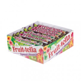 Жевательная конфета FRUITTELLA (Фруттелла) с фруктовой начинкой, 52 г, бумажная упаковка, 42935