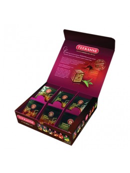 Чай TEEKANNE (Тикане), набор 6 вкусов, ассорти 'Assorted Box', 24 пакетика, Германия