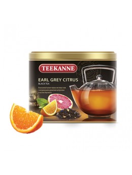 Чай TEEKANNE (Тиканне) 'Earl Grey Citrus', черный, бергамот/цитрус, листовой, 150 г, ж/б, Германия Чай TEEKANNE (Тиканне) 'Earl Grey Citrus', черный, бергамот/цитрус, листовой, 150 г, ж/б, Германия