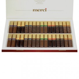 Конфеты шоколадные MERCI (Мерси), ассорти, 400 г, картонная коробка, 014419-95/61