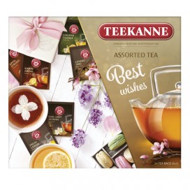 Чай TEEKANNE (Тикане), набор 6 вкусов, ассорти 'Assorted Box', 24 пакетика, Германия