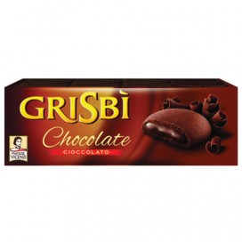 Печенье GRISBI (Гризби) 'Chocolate', с начинкой из шоколадного крема, 150 г, Италия, 13827