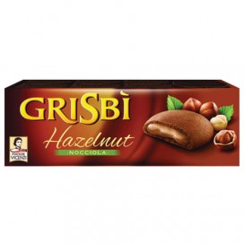 Печенье GRISBI (Гризби) 'Hazelnut', с начинкой из орехового крема, 150 г, Италия, 13829