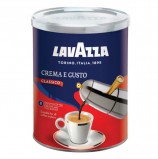 Кофе молотый LAVAZZA (Лавацца) 'Crema e Gusto', натуральный, 250 г, жестяная банка, 3882